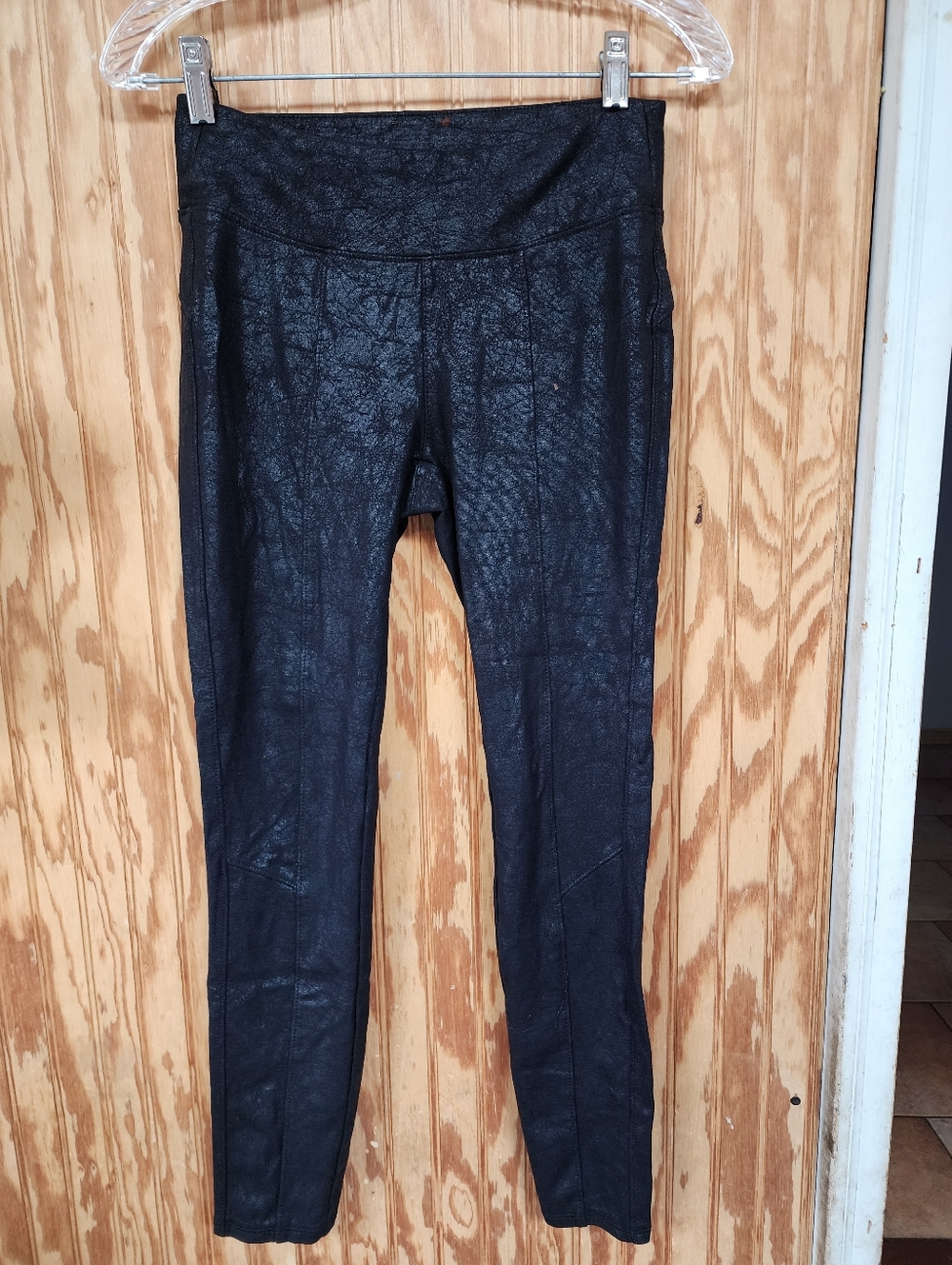 Rock & Republic Black Faux Leather Leggings